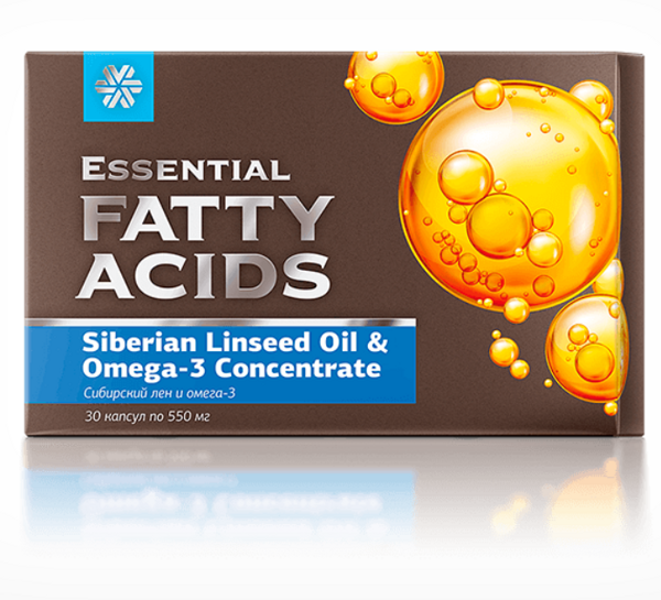 Сибирский лен и омега-3 - Essential Fatty Acids